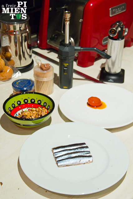 Boquerónes, huevo, anchoa, huevas y avellanas: los cacharros