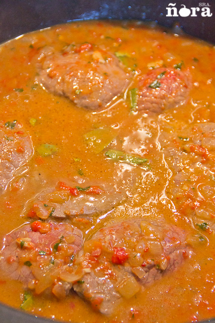 Filetes en salsa de pimientos-4