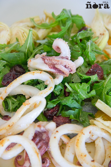 Ensalada de sardina y calamar con vinagreta de citrico-4