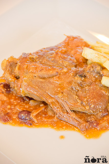 Pollo en salsa de almendras-5