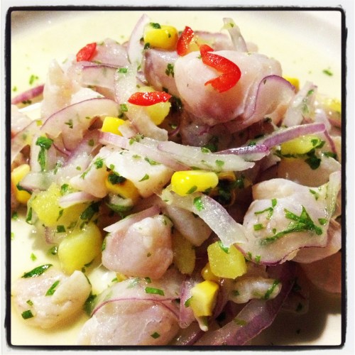 Cebiche de corbina